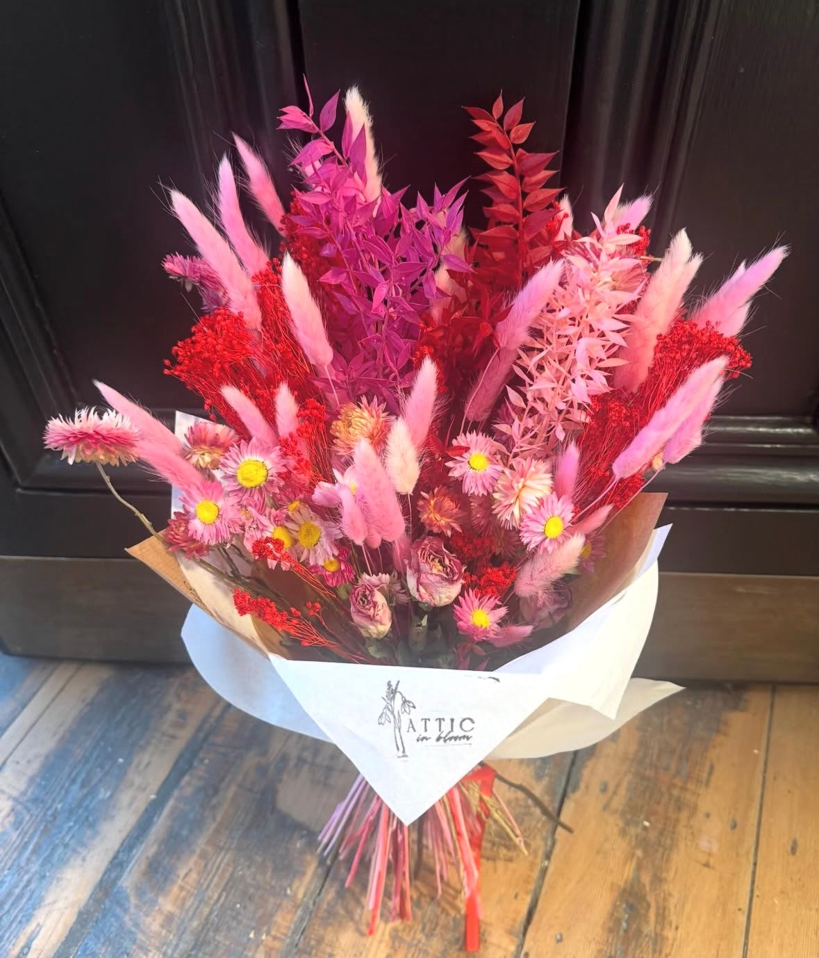 Valentines dried bouquet